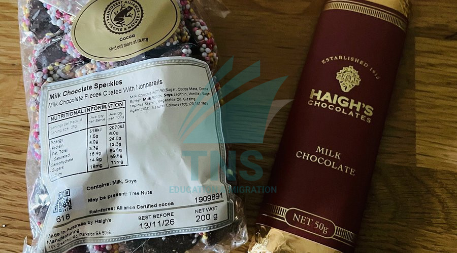 Kẹo cao su Haigh's Chocolate Úc