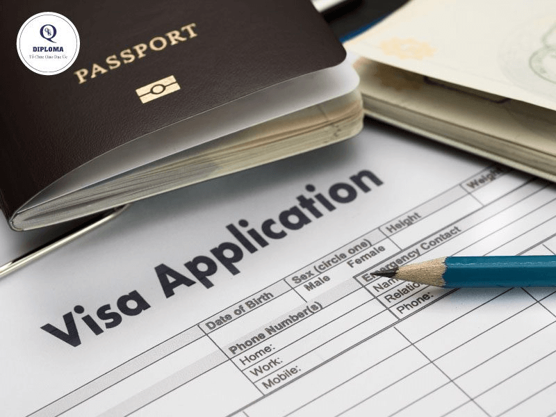 Điền đơn xin visa