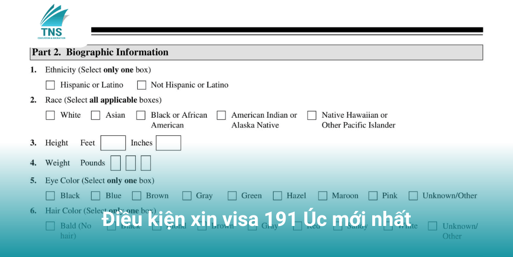 Điều kiện xin visa 191 Úc mới nhất