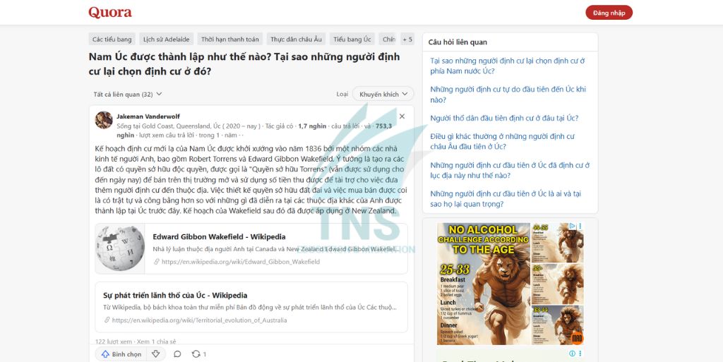 Chia sẻ của người đã và đang sống tại Nam Úc trên Quora