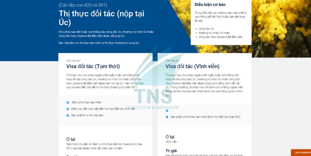 Visa định cư Úc diện kết hôn