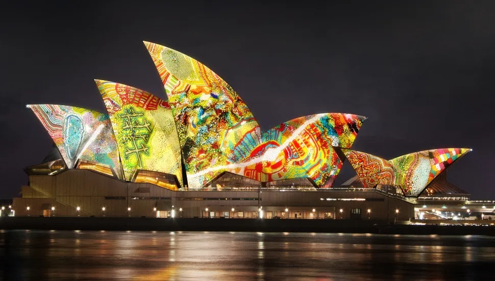 Sự kiện nghệ thuật ánh sáng diễn ra tại Sydney