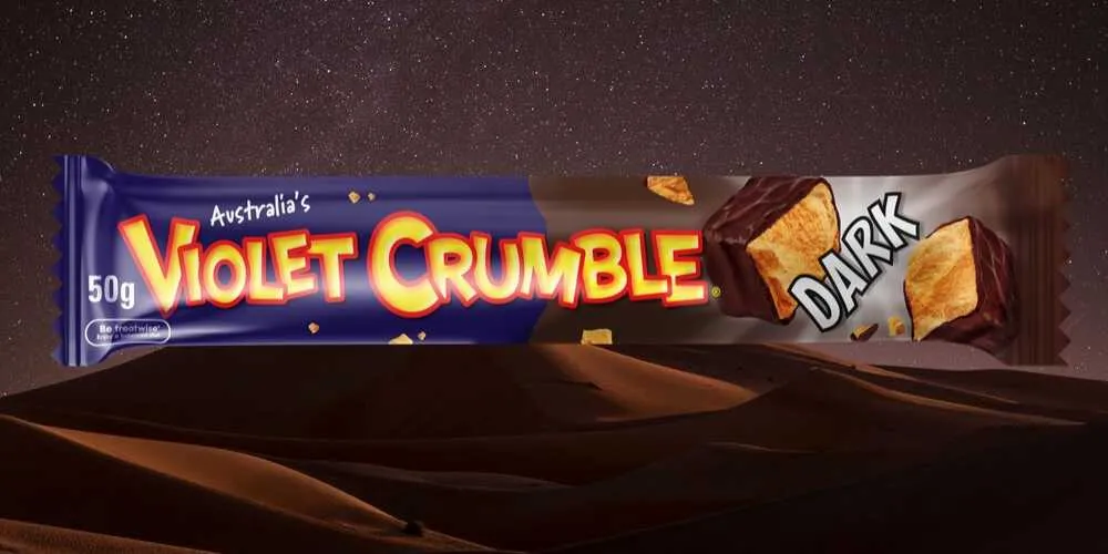 Bánh Violet Crumble sô cô la tại Úc