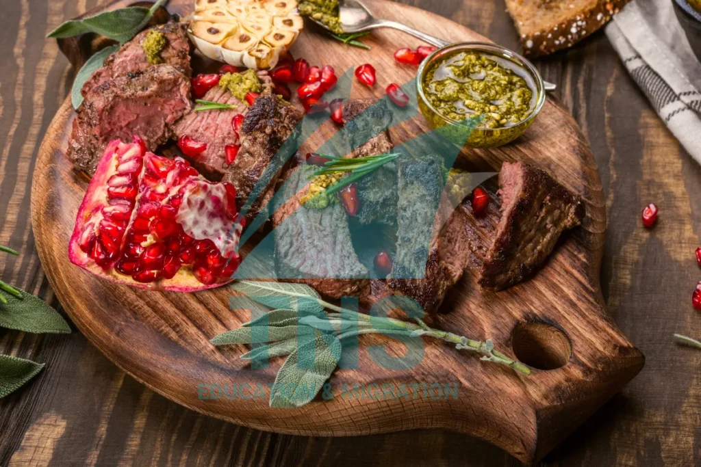Thịt kangaroo nướng áp chảo thơm ngọt
