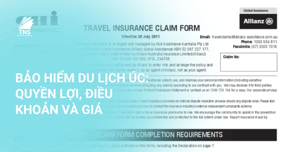 Bảo hiểm du lịch Úc