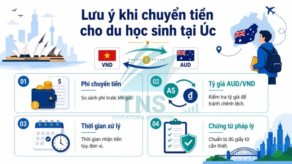 Lưu ý khi chuyển tiền
