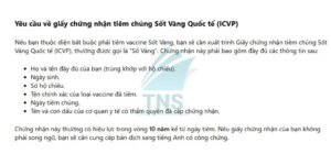 Vaccine Úc cần tiêm trước khi nhập cảnh