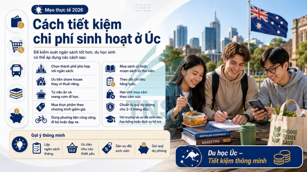 Cách tiết kiệm chi phí sinh hoạt ở Úc giúp bạn tối ưu nguồn tiền hiệu quả 