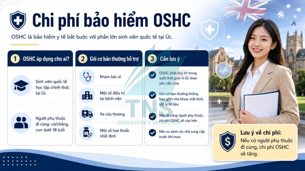 Chi phí bảo hiểm OSHC cho sinh viên du học tại Úc