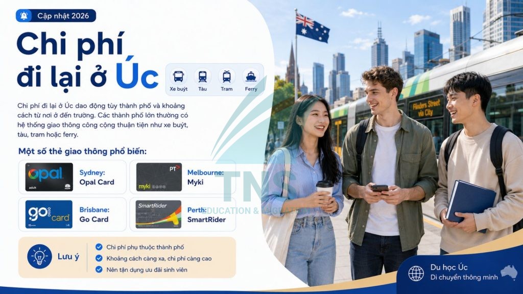 Chi phí đi lại ở Úc bạn nên biết để trách phát sinh