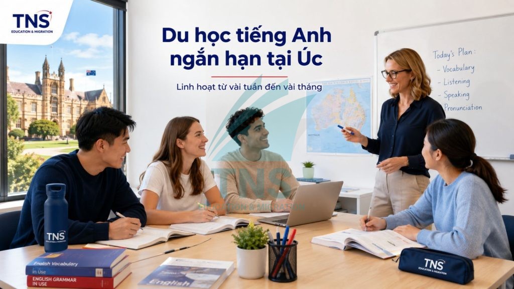 Hiểu du học tiếng anh ngắn hạn tại Úc 