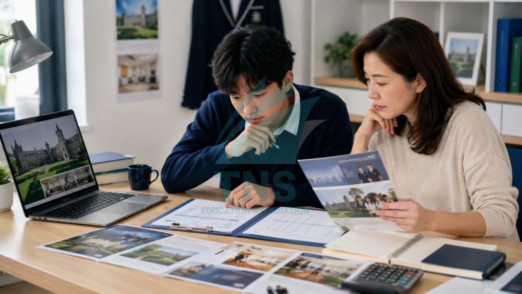 Chi Phí Du Học Cấp 3 Tại Úc: Cập Nhật Mới Nhất 2026 12 Học sinh và phụ huynh tìm hiểu học phí trường nội trú tại Úc cho du học cấp 3