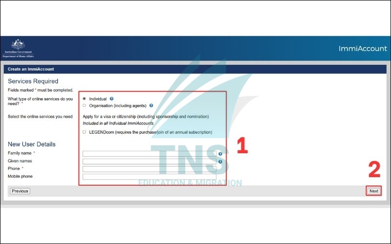 Quy trình đóng phí online qua ImmiAccount